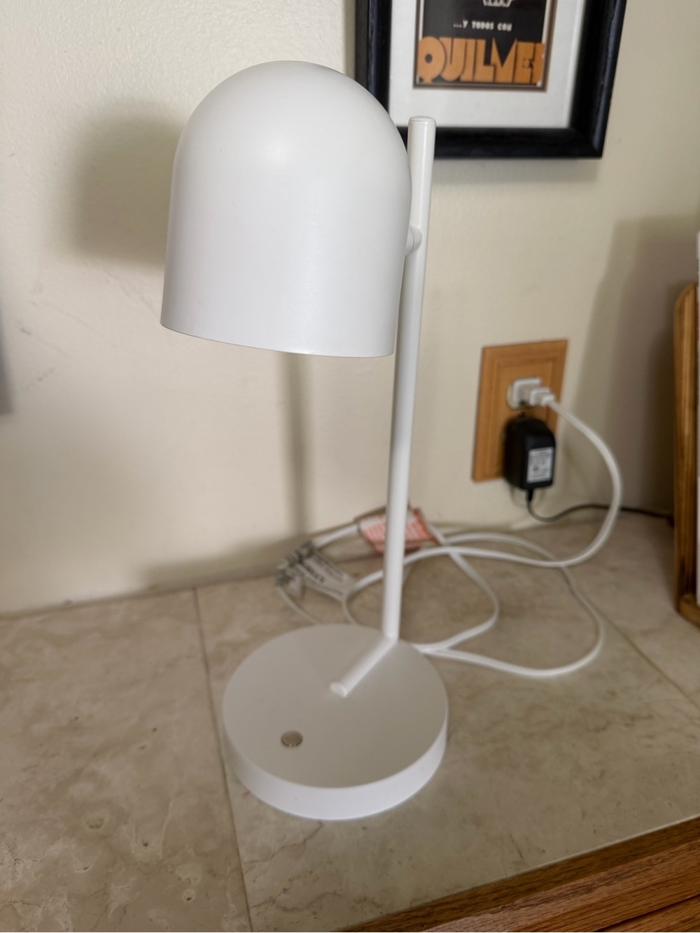 Target White Modern Metal Table Lamp